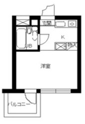 スカイコート立川2の物件間取画像